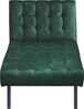Atlantic Home Collection Pierre Chaiselongue, Polyester, Samtvelours Grün, Relaxliege Bild 4