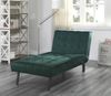 Atlantic Home Collection Pierre Chaiselongue, Polyester, Samtvelours Grün, Relaxliege Bild 1