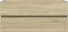 vidaXL Waschbeckenschrank Sonoma-Eiche 100x38,5x45 cm Holzwerkstoff 849639 Bild 4