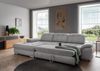 Benformato Sofa Rigatti: Komfortables Mikrofaser-Sofa mit Sitztiefenverstellung, verstellbaren Kopfstützen und Schlaffunktion - In zwei Farben wählbar Bild 2