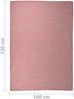 vidaXL Outdoor-Teppich Flachgewebe 160x230 cm Rot 340825 Bild 3