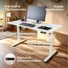 Arebos Schreibtisch Computer-Bürotisch 120 x 60 cm, elektrisch Memory-Funktion, 72-118 cm höhenverstellbar, Hebekapazität: 50 kg Bild 3