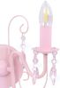 vidaXL Wandleuchte mit Perlen Rosa 2 × E14-Fassungen 281592 Bild 5
