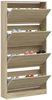 vidaXL Schuhschrank mit 4 Klappen Sonoma-Eiche 80x21x163,5 cm 3214366 Bild 4