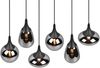 Trio Leuchten LED Pendelleuchte Lumina 6xE14, schwarz, Metall/Glas Bild 5