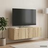 vidaXL Wandmontierter TV-Schrank Sonoma-Eiche 98 x 31 x 30 cm 898557 Bild 4