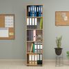Bücherregal Vara 178x49x30 cm Eiche-Optik [en. casa] Bild 2
