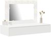 vidaXL Schminktisch mit Schubladen Weiß 100 x 40 x 70 cm Holzwerkstoff 865235 Bild 3