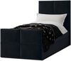 AX LIVING Boxspringbett Schwarz Aleyna Bett 80 x 200 mit Bettkasten Bild 2