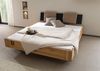Bett inkl. Kopfteilkissen taupe Wildeiche 200x200x86 natur geölt/lackiert KITZBÜHEL #259 Bild 2