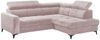 Ecksofa Bavaro elektronischer Sitztiefenverstellung und Breitcord-Bezug Ed Exciting Design Bild 2