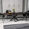 CLP Tischbeine Biloxi aus Stahl in Sternform,schwarz 100x100 cm Bild 3
