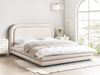 Wasserbett Kunstleinen LAVARDENS 160 x 200 cm Hellbeige Bild 3