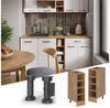 Küchenregal R-Line Goldkraft Eiche 25 cm ohne Arbeitsplatte Vicco Bild 2