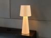 Große LED Tischleuchte aus Metall Beige, Höhe 40cm Bild 5
