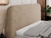 Bett mit Stauraum Polsterbett BENEA CLASSIC, Doppelbett mit Lattenrost Gepolstertes Kopfteil Gasdruckfeder Schlafzimmerbett - 140 x 200 cm - Beige Plüsch Bild 4