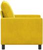 vidaXL Sofa Gelb 76 x 81 x 87,5 cm Samt 42028761 Bild 4