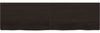 vidaXL Wandregal Dunkelbraun 180x50x(2-6)cm Massivholz Eiche Behandelt 363841 Bild 3