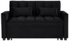 HTI-Living Sofa Sofa mit Schlaffunktion Schwarz, Stück 1 Teile Bild 4