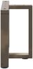 vidaXL Couchtischbeine T-Form 2 Stk. Naturstahl 50x25x(42-43) cm Stahl 4013031 Bild 5