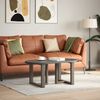 vidaXL Couchtischbeine T-Form 2 Stk. Naturstahl 50x25x(42-43) cm Stahl 4013031 Bild 2