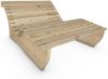 Relaxliege "Sigi" Gartenliege Massivholz Zirbe gerade 90cm Bild 4