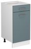 Küchenunterschrank R-Line Blau-Grau 40 cm ohne Arbeitsplatte Vicco Bild 4