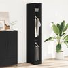 vidaXL Kleiderschrank Schwarz 30x50x200 cm Holzwerkstoff 3307775 Bild 3