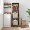 vidaXL Wäscheschrank Geräucherte Eiche 50 x 68 x 162 cm Holzwerkstoff 3422796 Bild 4