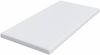 vidaXL Matratzenauflage, Jacquard Stoff weiß, Höhe 7 cm, 90x190 cm Bild 4