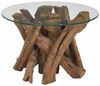 Couchtisch Teak Massiv, Ø 60x40 cm Bild 2