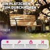 tectake Gartenbank Sitzbank Micha 2-Sitzer aus Holz 119,5x 62x83cm, 2-Sitzer Bild 2