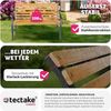 tectake Gartenbank Sitzbank Micha 2-Sitzer aus Holz 119,5x 62x83cm, 2-Sitzer Bild 3