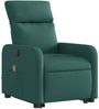 vidaXL Elektrischer Massagesessel mit Aufstehhilfe Dunkelgrün Stoff 3206732 Bild 4