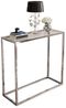 Lookway Konsolentisch MODERN GLASS mit silberfarbenem, verchromtem Gestell (1x Konsole), Breite: 80/100 cm Bild 3