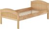 Erst-Holz Massivholzbett geschwungenes Seniorenbett Buche natur 100x200 Holzbett mit Federleisten u. Matratze 60. 75-10FLM Bild 4