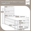Best For Home Boxspringbett mit 7-Zonen-Bonellfederkernmatratze, Boxspringbett mit Matratze und Stauraum Bild 2