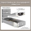 Best For Home Boxspringbett mit 7-Zonen-Bonellfederkernmatratze, Boxspringbett mit Matratze und Stauraum Bild 5