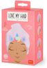 Legami - Love My Hair Haarschleier, Schnelltrocknung, Mikrofaser, Super Saugfähig, Weich, Anti-Cresp, Frauen Haar Handtuch, Verschluss mit Knopf, Unicorn-Thema Bild 5