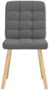 vidaXL Esszimmerstühle 4 Stk. Dunkelgrau Stoff 3315192 Bild 4
