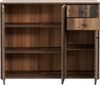 Sideboard >TEMPRA2< 3 Türen, 2 Schübe, Old-Wood Vintage Dekor - 108,8x85,5x34,8cm (BxHxT) Bild 4