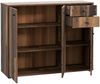 Sideboard >TEMPRA2< 3 Türen, 2 Schübe, Old-Wood Vintage Dekor - 108,8x85,5x34,8cm (BxHxT) Bild 5