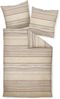 Janine Biber Bettwäsche Davos 135x200 Streifen sand ocker blau 65153-07 Bild 3