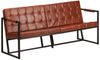 vidaXL 3-Sitzer-Sofa Braun Echtes Ziegenleder 288284 Bild 1