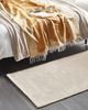 Teppich Viskose hellbeige 80 x 150 cm Kurzflor GESI II Bild 3
