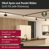 Paulmann 967. 89 URail LED Schienenspot Hildor 850lm 15W 3000K dimmbar 230V Schwarz matt Bild 2