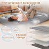 Japanische Futon Matratze mit Waschbarem Bezug &Tragetasche Tatami-Matte Grau 140 x 200 cm Bild 4