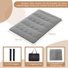 Japanische Futon Matratze mit Waschbarem Bezug &Tragetasche Tatami-Matte Grau 140 x 200 cm Bild 3