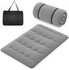 Japanische Futon Matratze mit Waschbarem Bezug &Tragetasche Tatami-Matte Grau 140 x 200 cm Bild 2