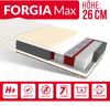 Matratze 120x200 Multipocket Taschenfederkern FORGIA MAX 7 Zonen H3 H5 26 cm Latex Kokos Polyurethanschaum Jersey Bild 3